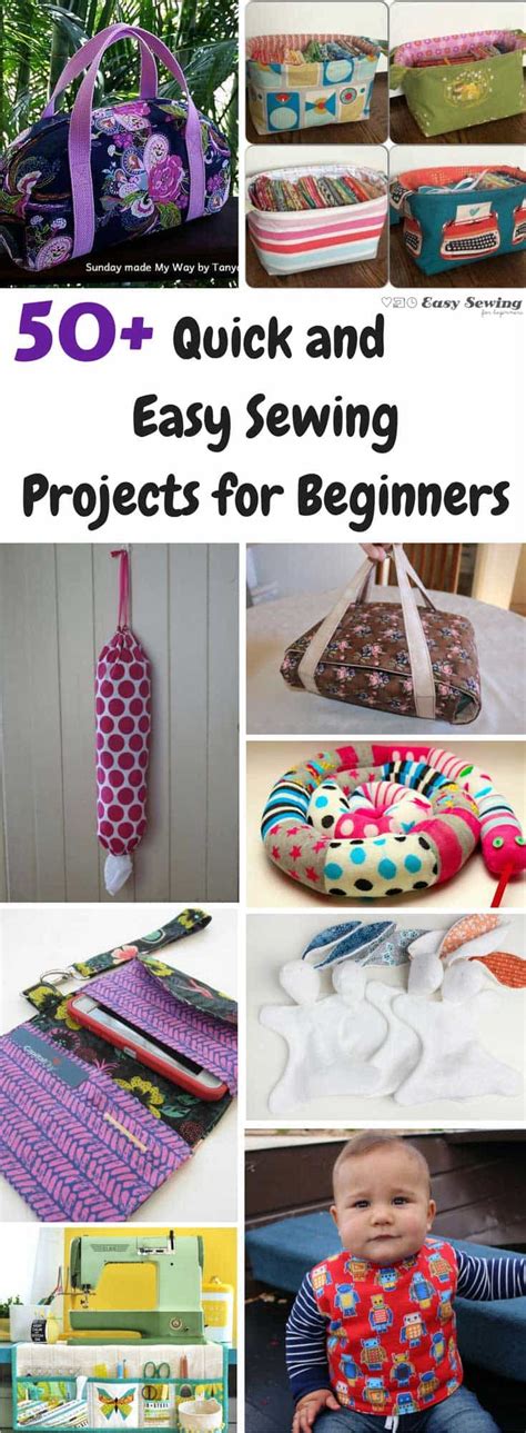50 Quick And Easy Sewing Projects For Beginners Easy Sewing For