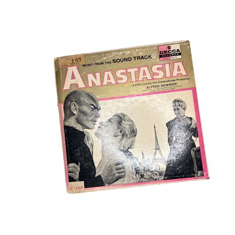 Anastasia Original Movie Soundtrack Vintage Lp Record Album Decca Dl