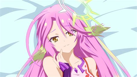 Download 2048x1152 Wallpaper Pink Hair Jibril No Game No Life Anime