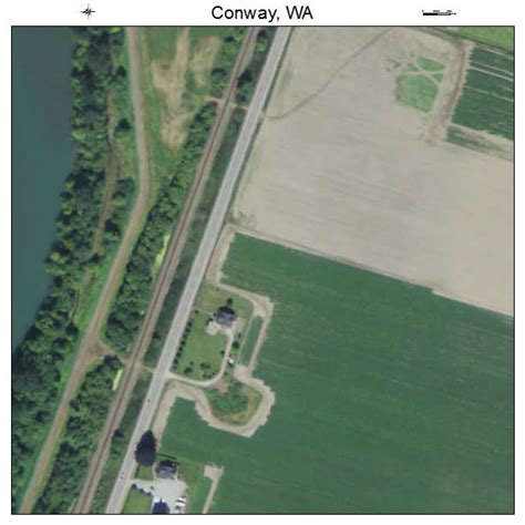 Aerial Photography Map Of Conway Wa Washington