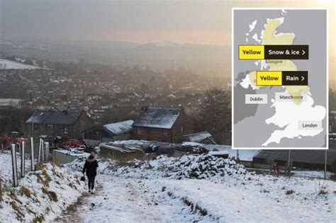 Uk Weather Britain Braces For Two Days Worth Of Snow As Met Office