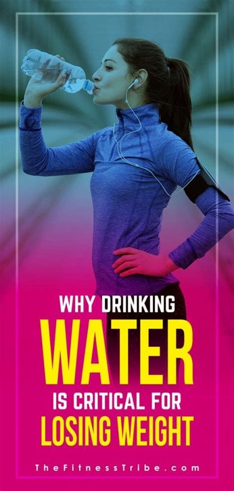 Why Drinking Water Is Critical For Losing Weight The Fitness Tribe