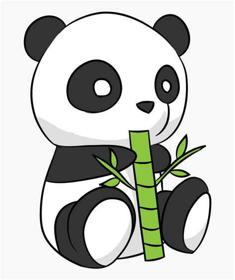 Kawaii Cute Panda Drawing Hd Png Download Kindpng