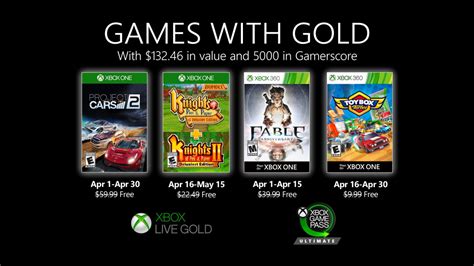 Xbox Games With Gold Confira Os Jogos Grátis De Abril