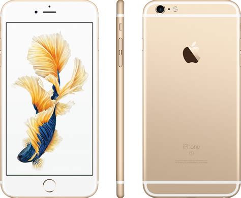 Best Buy Apple Iphone 6s Plus 32gb Gold Atandt Mn362lla