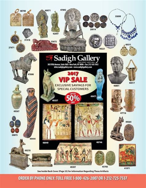 Sadigh Gallery 2017 Vip Ancient Artifacts Sale Pdf