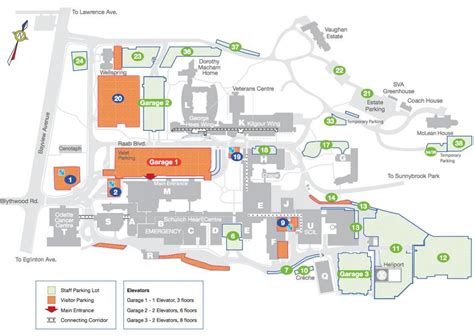 Sunnybrook Hospital Map Map Of Sunnybrook Hospital Canada