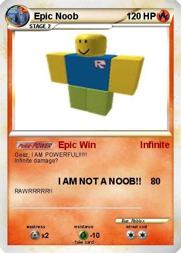 Pokémon Epic Noob Epic Win Infinite My Pokemon Card