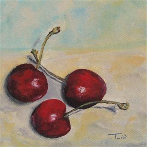 Bing Cherries Original Fine Art For Sale By Torrie Smiley