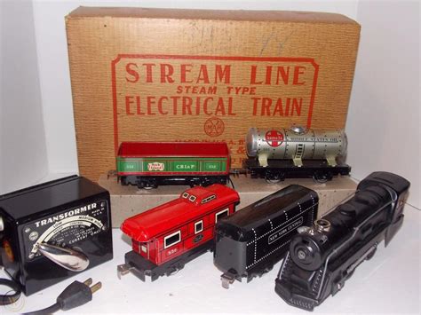Vintage Louis Marx And Co Stream Line Electrical Train Set Model 8994 O