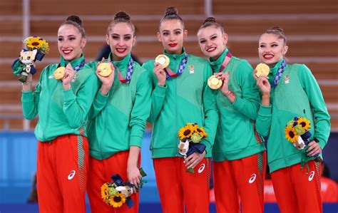 Olympics Rhythmic Gymnastics Bulgaria Win Group Gold To End Russian