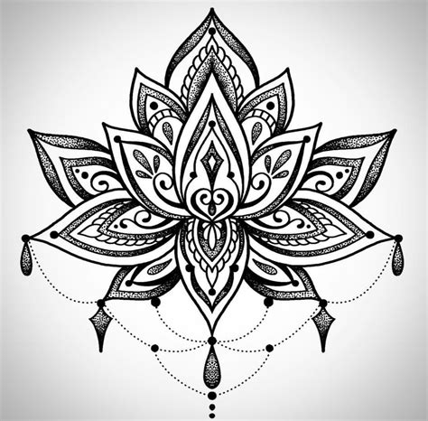Pin by gaby vera on Sketches | Lotus mandala tattoo, Mandala tattoo