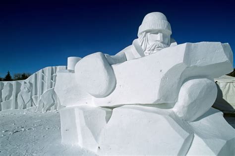Stunning Snow Sculptures Snow Sculptures Sculptures Snow Art