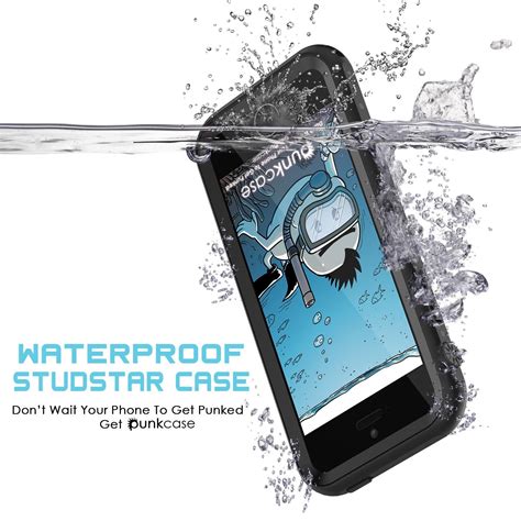 Iphone Se5s5 Waterproof Case Punkcase Studstar Black Case Water