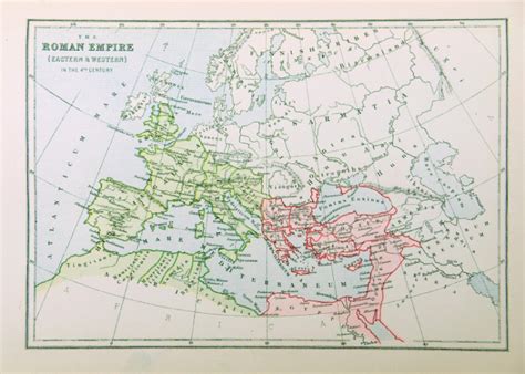 Entendiendo La División Del Imperio Romano De Oriente Y Occidente