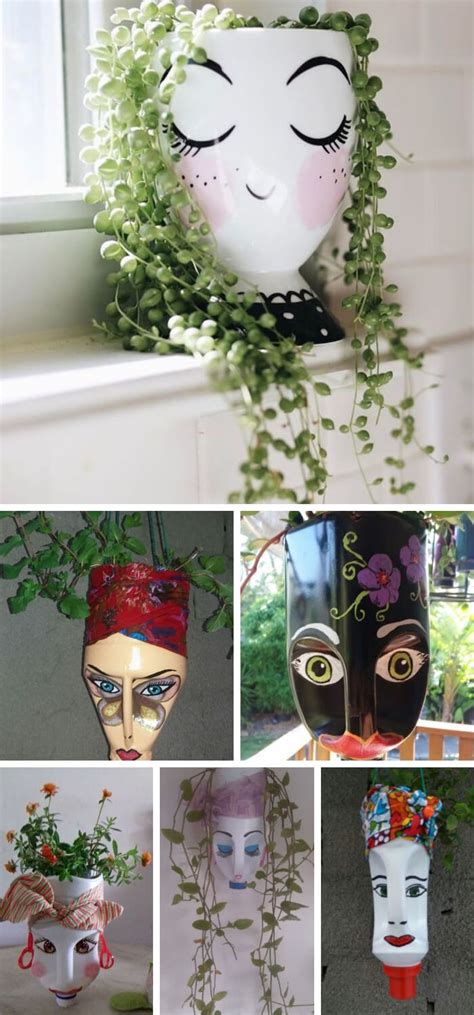 In this tutorial by diy garden ideas, he shows how to reuse plastic bottles into hanging flower pots. 29+ Clever Plastic Bottle Vertical Garden Ideas and ...