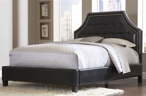 Relax in comfort with our bordeaux black crushed velvet bed frame that boasts a thick curved scroll shaped headboard & footboard that will create a. Wilshire Boulevard Black Velvet King Upholstered Bed, 996 ...