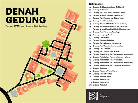 Peta Lokasi Uin Sunan Gunung Djati Bandung