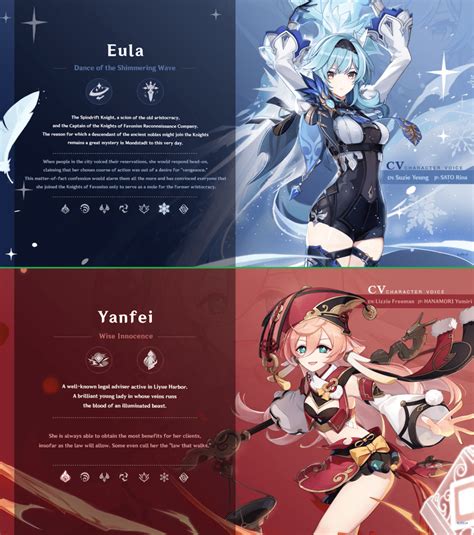 She is believed to be a pyro catalyst user, which makes her the first of her kind. Genshin Impact versión 1 5 Eula es revelada oficialmente y ...