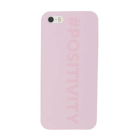 Positivity Phone Case Iphone 55s Pink Cybersmile