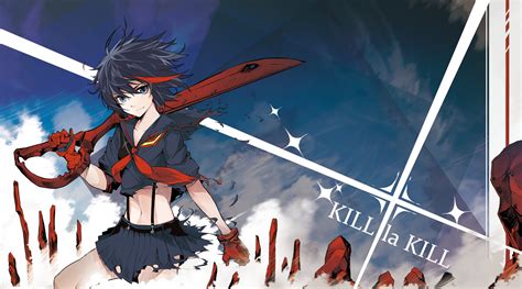 Kill La Kill Matoi Ryuuko Senketsu Anime Anime Girls
