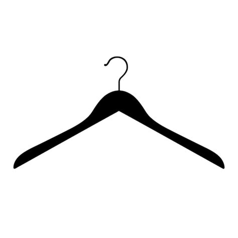 Premium Vector Wooden Coat Hanger In Simple Style Coat Hanger Icon