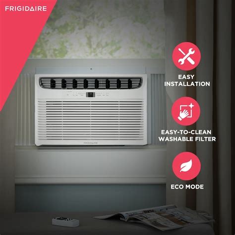 Frigidaire 1050 Sq Ft Window Air Conditioner With Heater With Remote