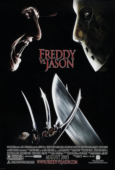 Freddy Vs Jason 2003 Movie Poster 24x36 Inches Horror