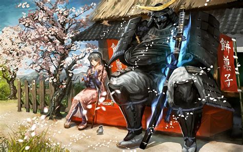 Anime Samurai Art Wallpapers Top Free Anime Samurai Art Backgrounds Wallpaperaccess