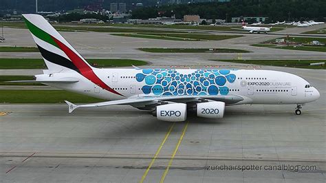 Airbus A380 861 Expo 2020 Dubai Bluea6 Eot Emirates Airlines