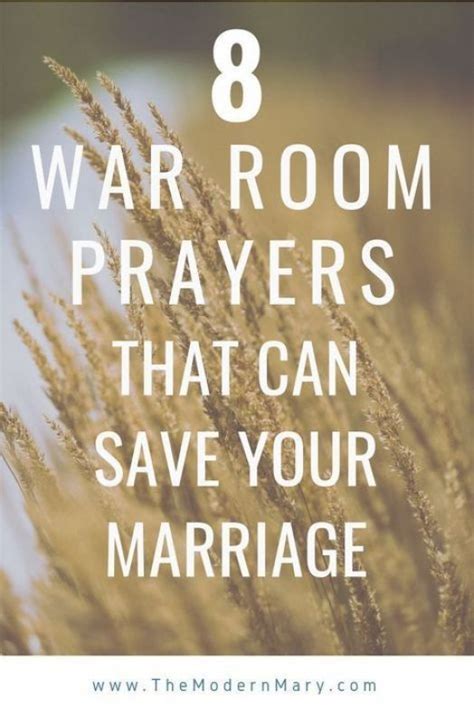 War Room Prayers That Can And Will Save Your Marriage Prayerjournal