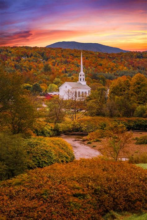 One Autumn Morning At Stowe Vermont By John S 500px Autumn Morning