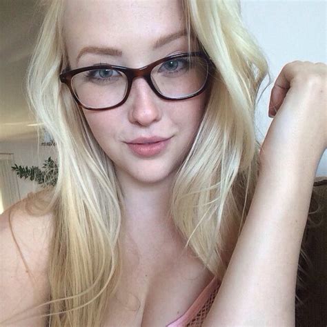Glasses Blonde Glasses Girl