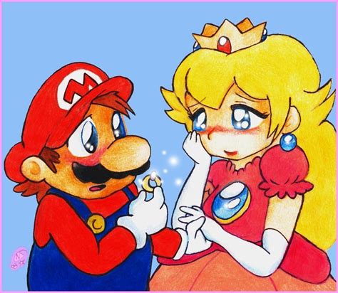 Aqensimet Princess Peach And Mario In Bed