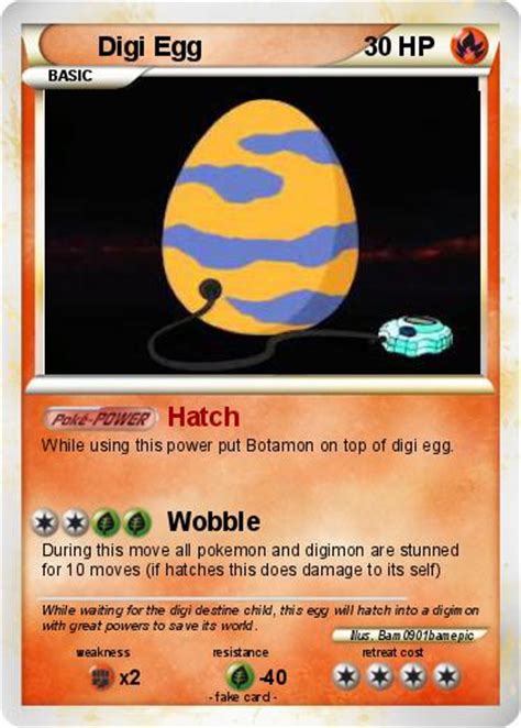 Pokémon Digi Egg Hatch My Pokemon Card