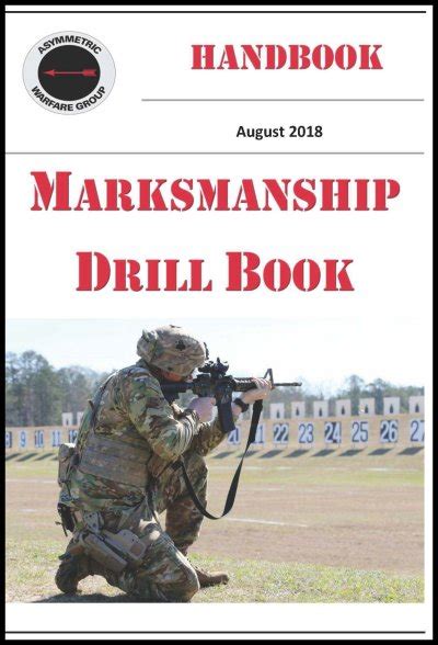 Marksmanship Drill Book Handbook 2018 Big Size 1395 My Army
