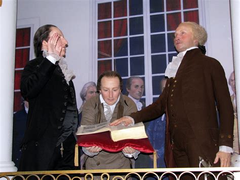 Oath Of Office George Washington Takes The Oath Of