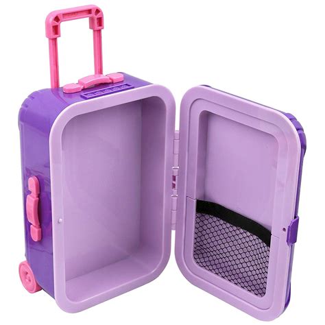 Click N Play 18” Doll Travel Carry On Suitcase Luggage 7 Piece Set
