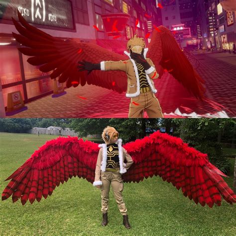 Hawks Cosplay My Hero Academia Cosplayer Spreads Wings As No Pro