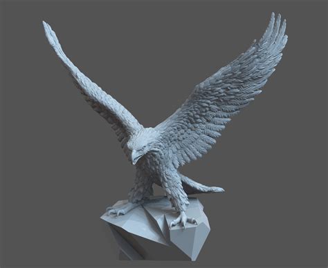 Stl File 3d Eagle Figure 3d Print Model 🦅・3d Printer Design To Download