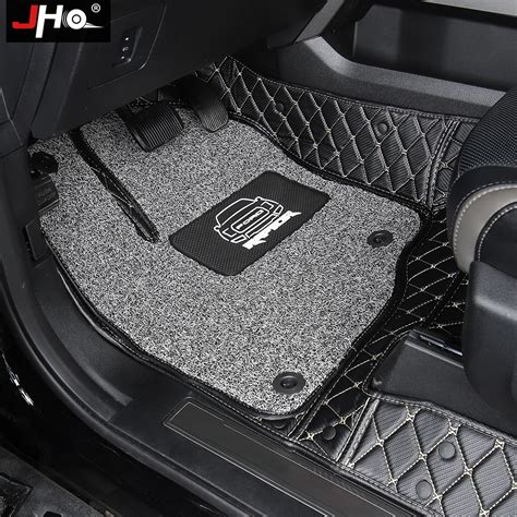 Best Offers Jho Double Layer Wire Floor Mat Carpet Cover For Ford F150