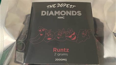 The Dopest Hhc Diamonds Wax Review Runtz Youtube