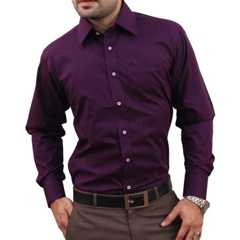 Formal shirts are the easiest way to make a smart statement at any occasion that calls for sharp dressing. Dark Purple Men Formal Shirt | Formal shirts, Formal ...