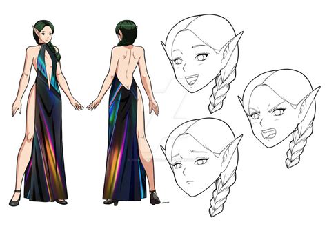 Commission Kiyomi Character Sheet By Bowerastudio On Deviantart