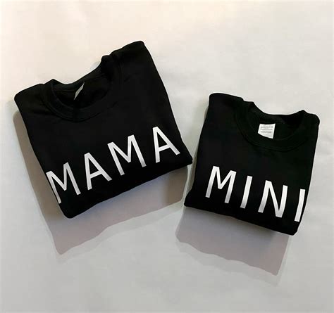 Mini Crewneck Sweatshirt Mama And Mini Matching Shirts Etsy