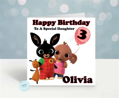 Personalised Birthday Card Bing Any Nameagerelation 346 Picclick