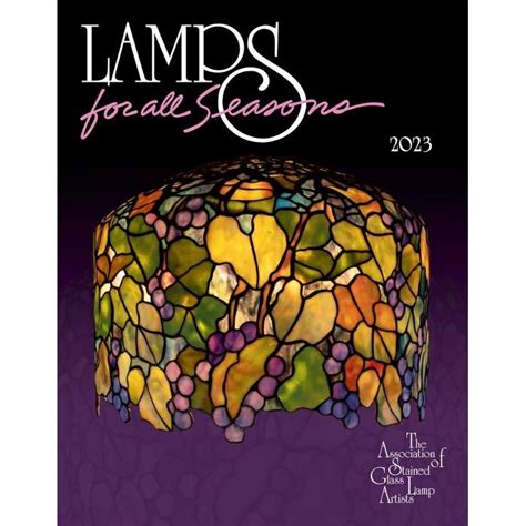 90080 Lamps For All Seasons 2023 Yearly Calendar Rainbow Art Glass