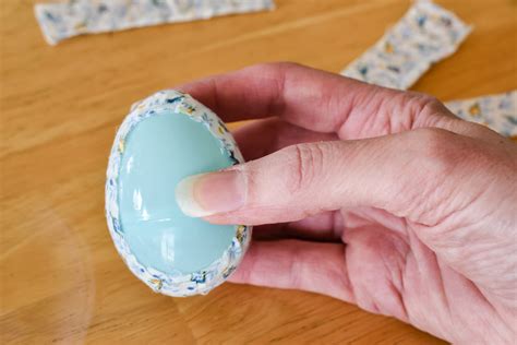 How To Make Fabric Covered Easter Eggs
