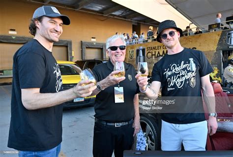 Owner Bill Foley Of The Vegas Golden Knights Shares A Drink With