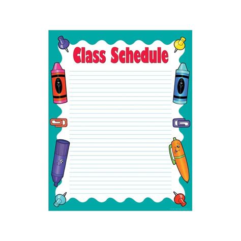 Class Schedule Clipart Free Download On Clipartmag